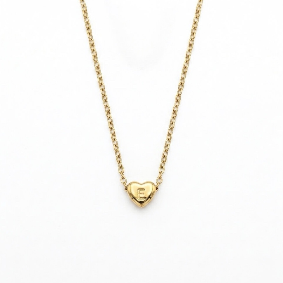 Collar Inicial Corazón