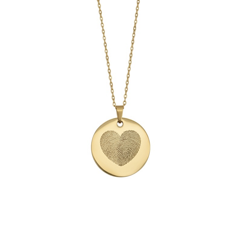 Collar Huellas Corazón